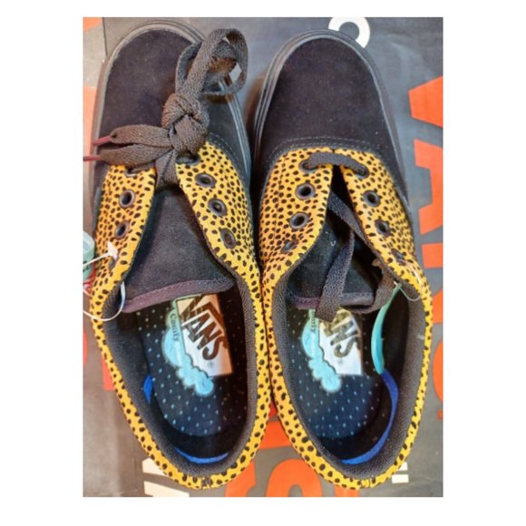 Vans Comfycush Era Tiny Cheetah Black Suede Shoes Mens 4/Women's 5.5 VN0A3WM9VWS - Picture 6 of 12